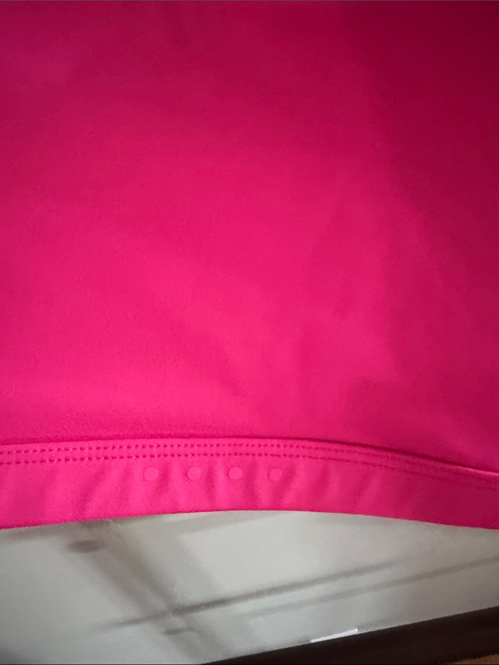 One-Shoulder Sports Bra - Hot Pink - Picture 3 of 5